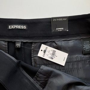 Express Women’s Black Cuff Dress Shorts